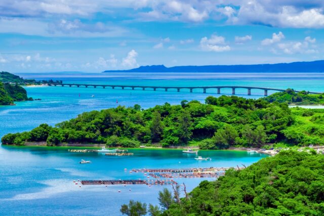 古宇利大橋　架け橋