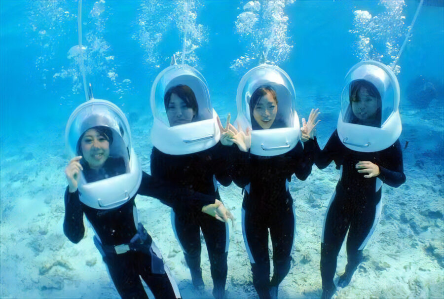 シーウォーク　女性　4人