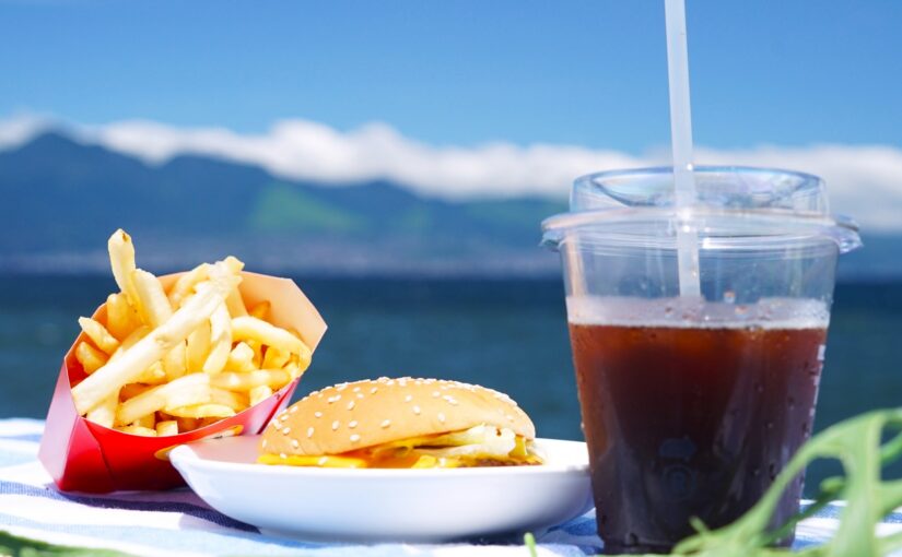 ハンバーガー　オーシャンビュー