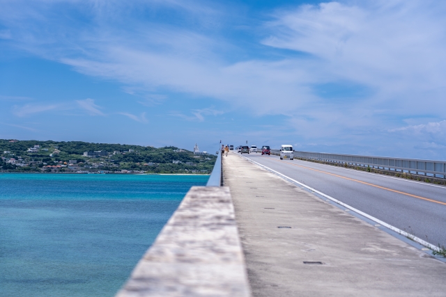 古宇利大橋　ドライブ