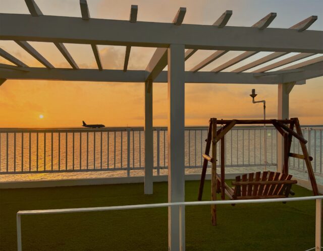 ウミカジテラス　夕日　バスツアー