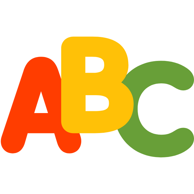 アルファベットのアイコン