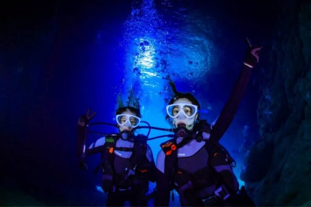 夜　ナイト　シュノーケリング