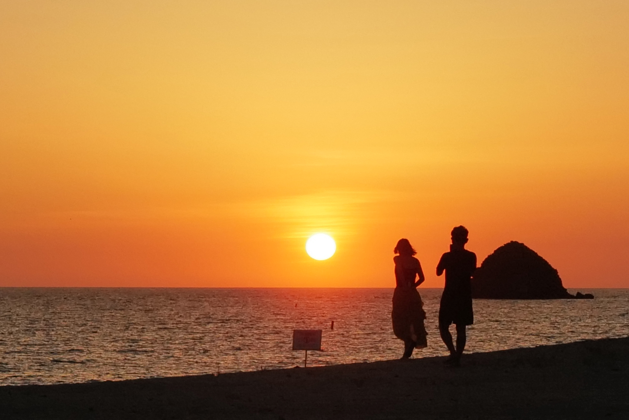 夕日　サンセット　サンセットビーチ
